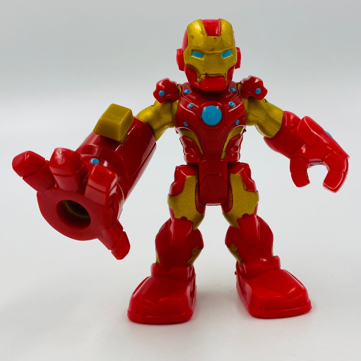Playskool Heroes Marvel Super Hero Adventures Repulsor Ray Iron Man loose 2.5” action figure Hasbro