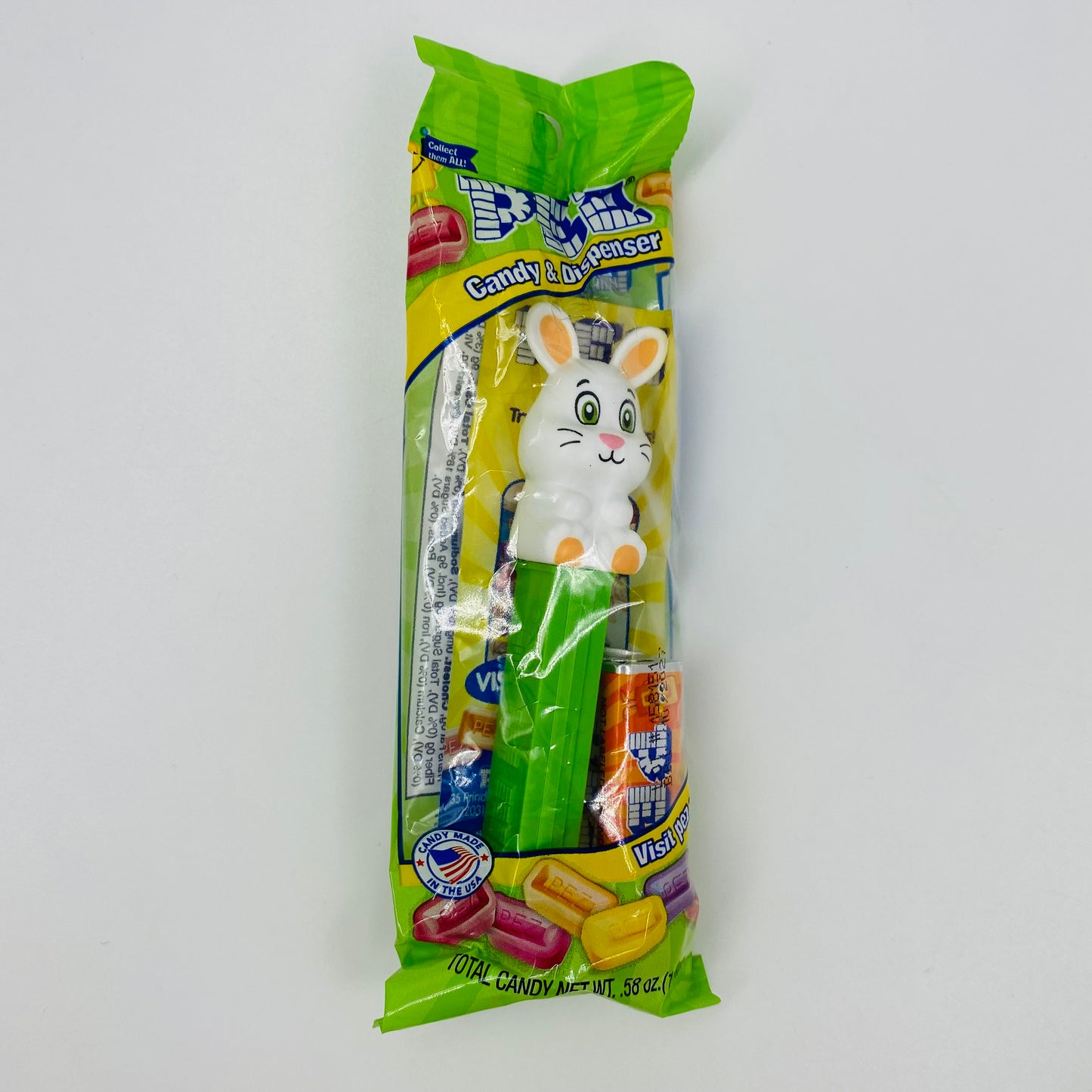 Easter Bunny (white) PEZ dispenser (2021) bagged 7.5 Hungary