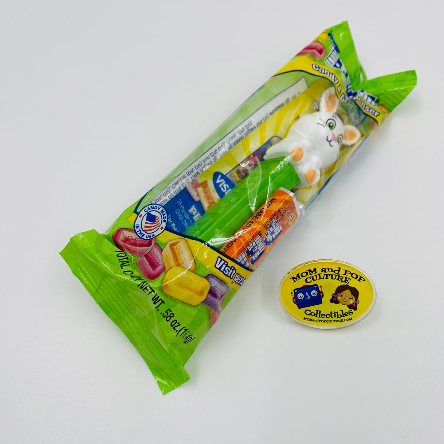 Easter Bunny (white) PEZ dispenser (2021) bagged 7.5 Hungary