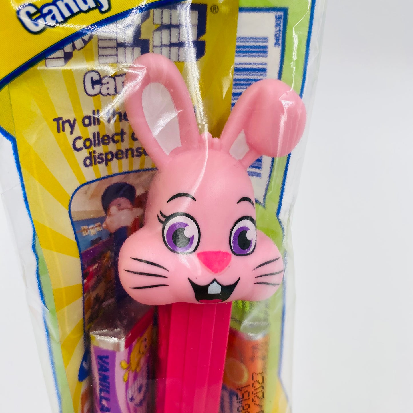 Easter Bunny (pink) PEZ dispenser (2021) bagged 7.5 Hungary