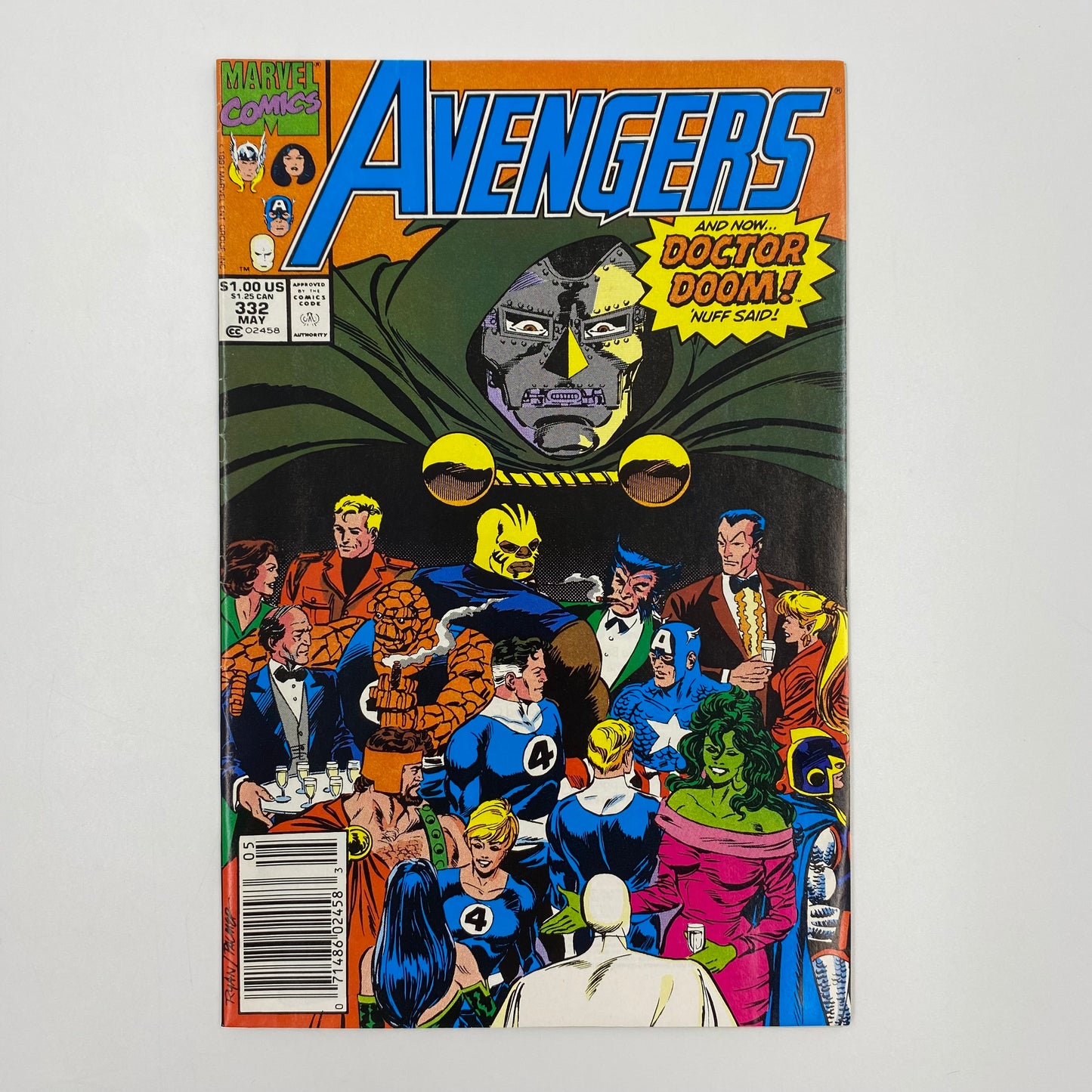 Avengers #332 & #333 "and now...DOCTOR DOOM! 'nuff said!" (1991) Marvel