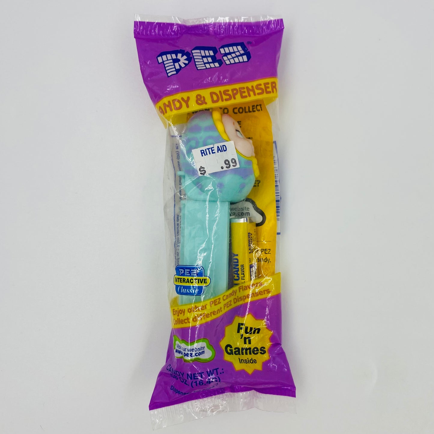 Easter Baby Egg PEZ dispenser (2004) bagged 5.9 Hungary purple cello