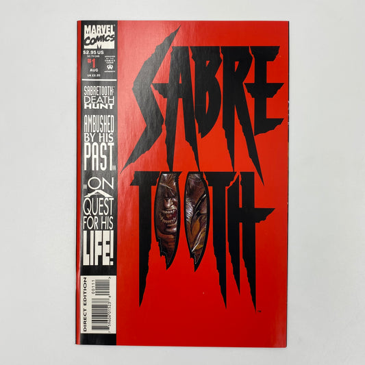 Sabretooth #1 “Death Hunt” (1993) Marvel (VF-)