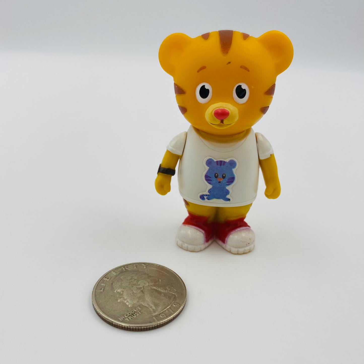 Daniel Tiger's Neighborhood Daniel Tiger with Tigey t-shirt loose 2.5" figure (2015) Jakks Pacific