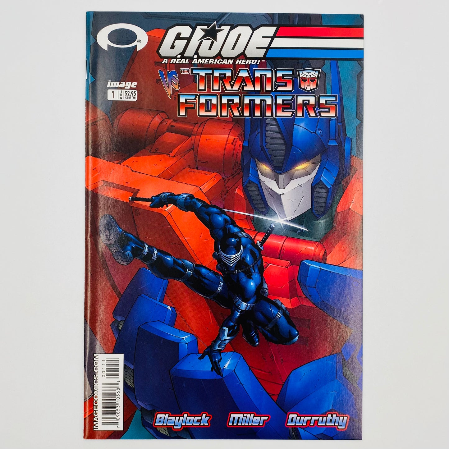 G.I. Joe A Real American Hero VS. Transformers #1A (2003) Image