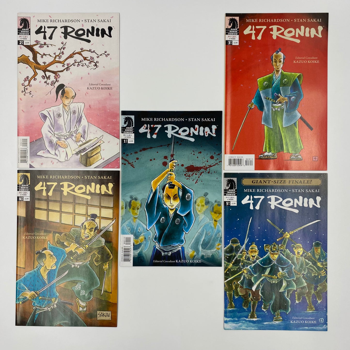 47 Ronin #1-5 (2012-2013) Dark Horse (FN, VF+, FN+, VF, VF-)