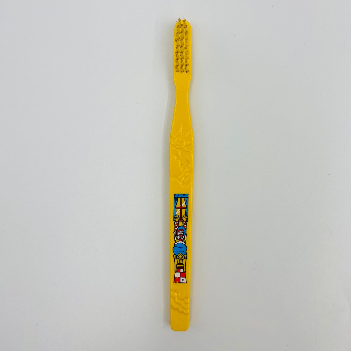 McDonaldland Good Morning Ronald McDonald Toothbrush McDonald's Happy Meal toy (1991) loose