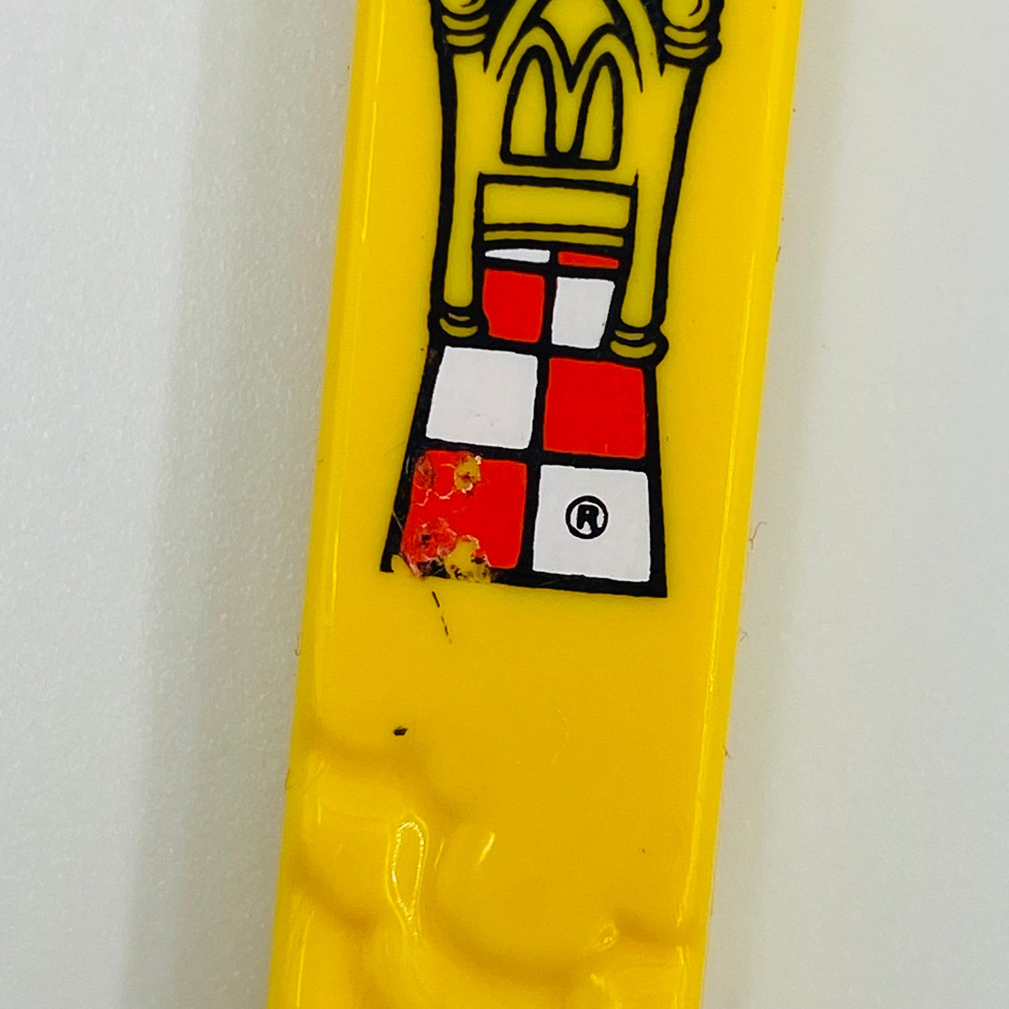 McDonaldland Good Morning Ronald McDonald Toothbrush McDonald's Happy Meal toy (1991) loose