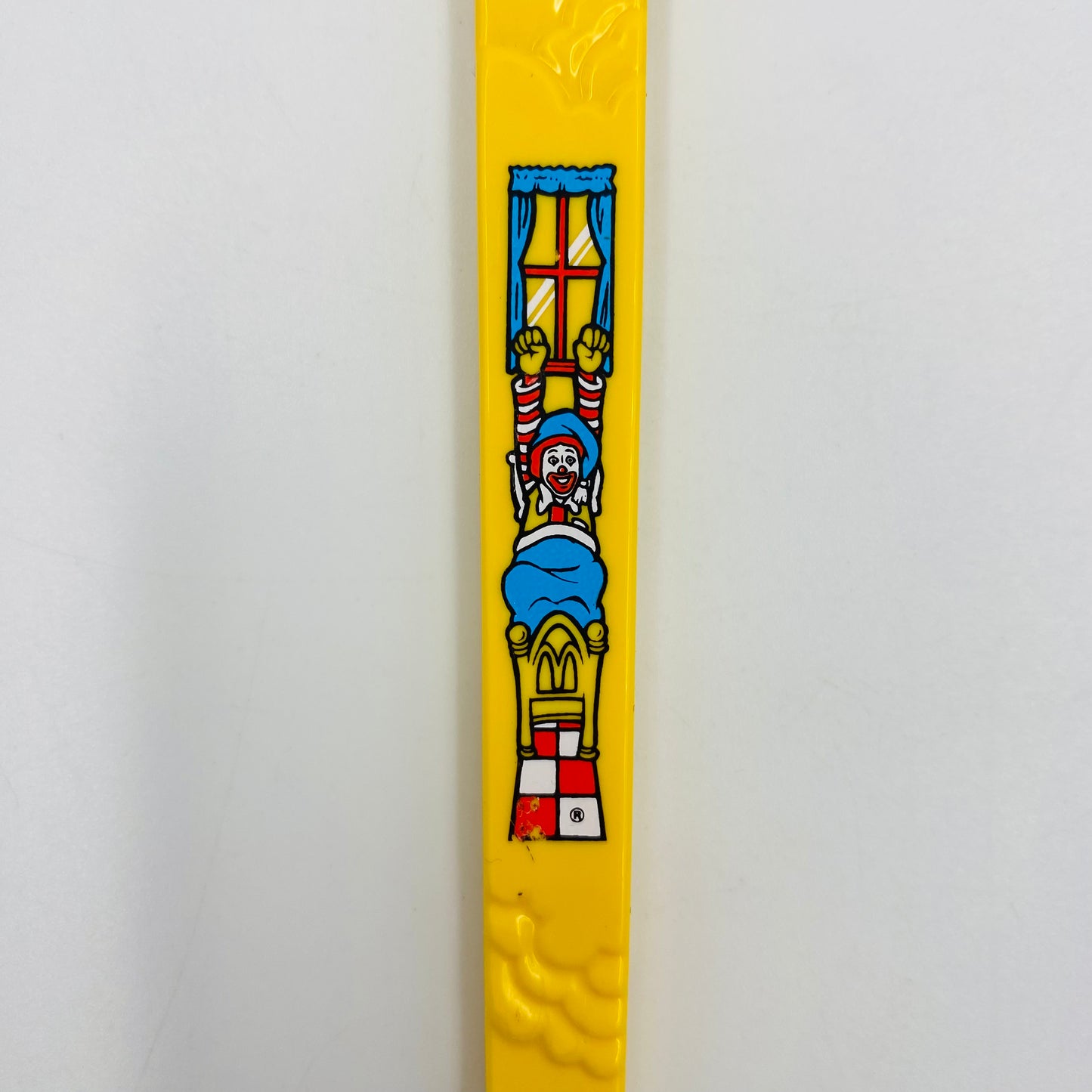 McDonaldland Good Morning Ronald McDonald Toothbrush McDonald's Happy Meal toy (1991) loose