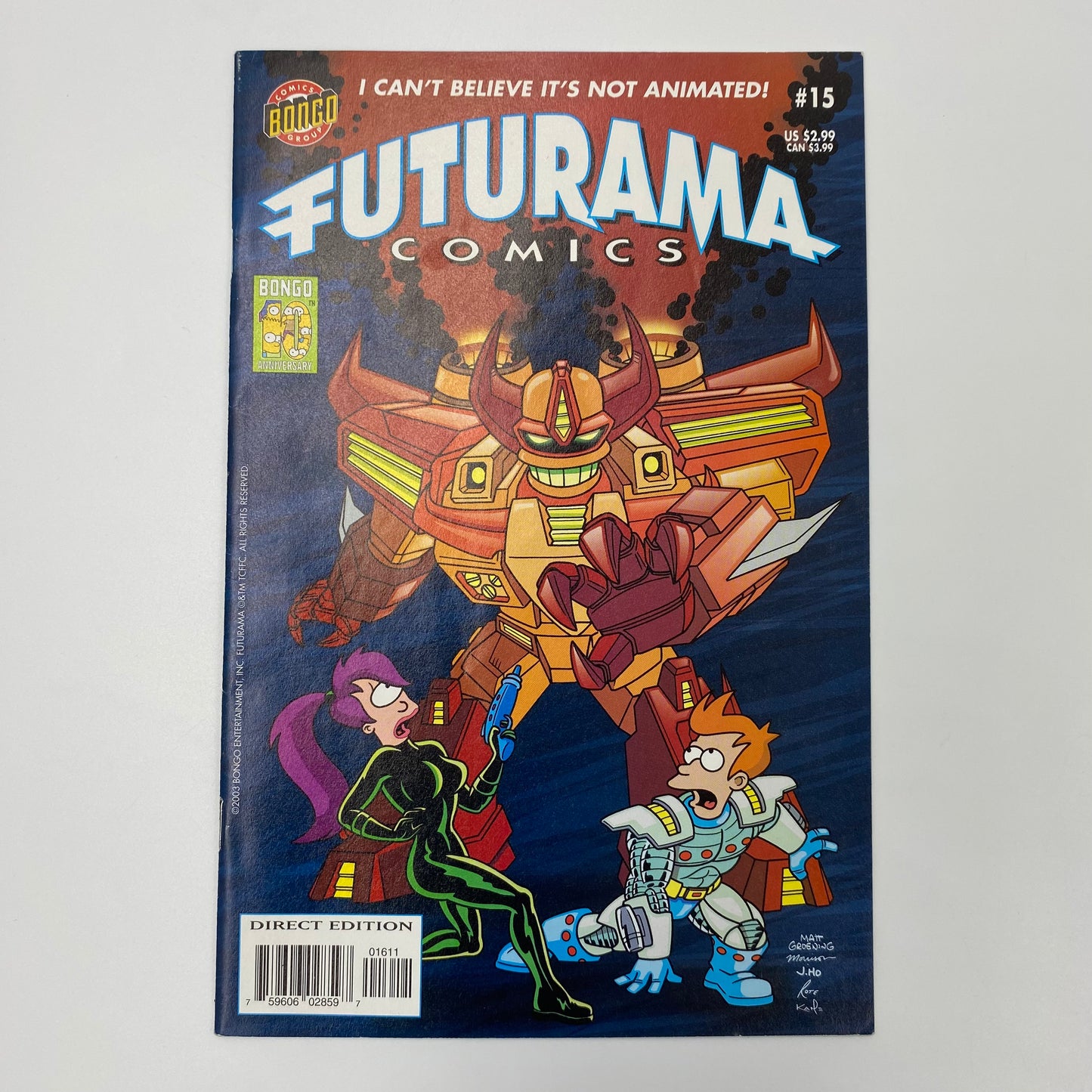 Futurama Comics #15 (2003) Bongo (FN)