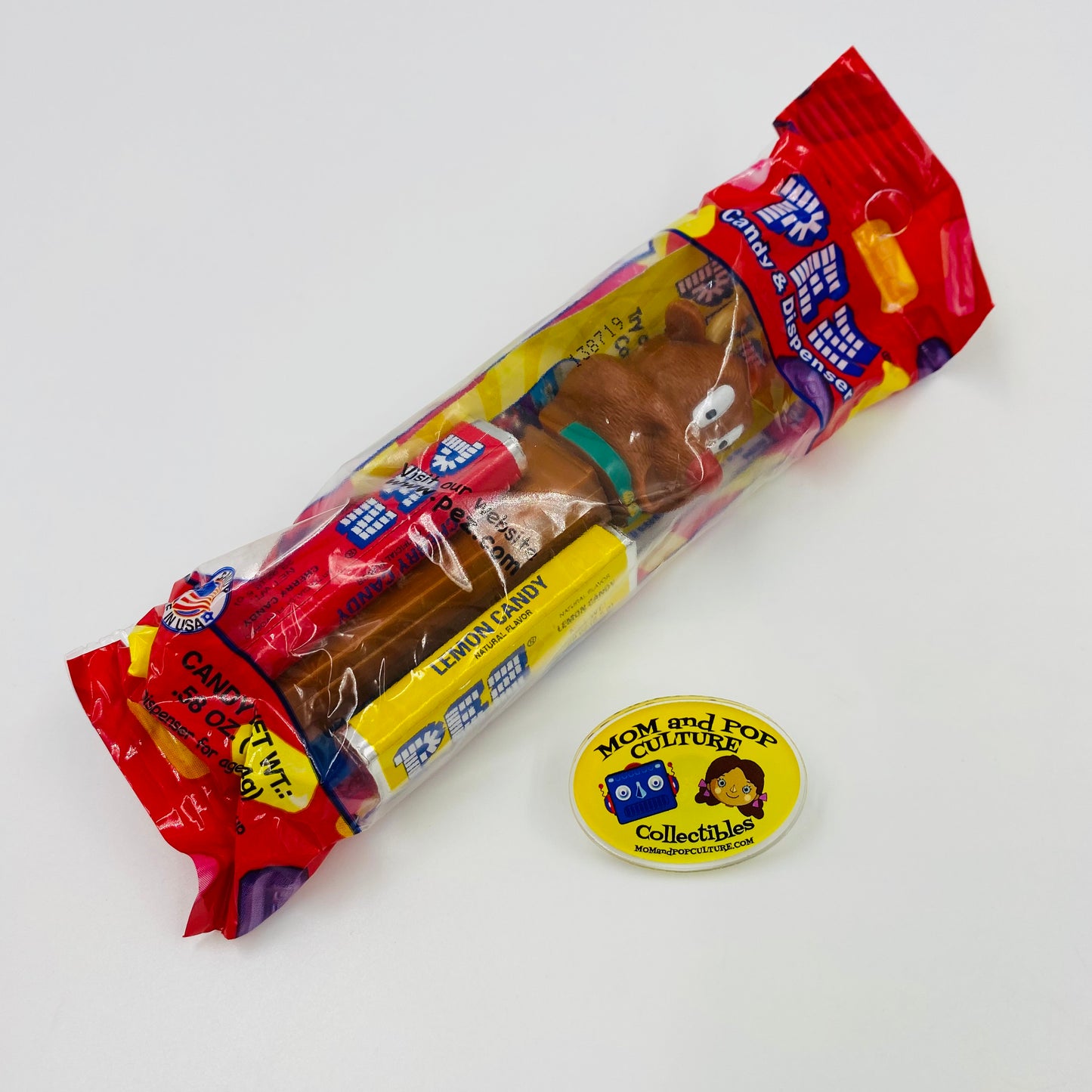 Christmas Rudolph the Red-Nosed Reindeer PEZ dispenser (2012) bagged 7.5 China