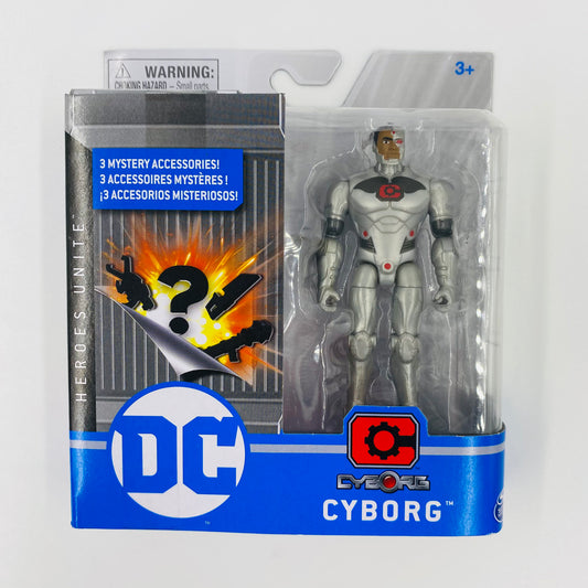 DC Heroes Unite Cyborg carded 4” action figure (2020) Spin Master