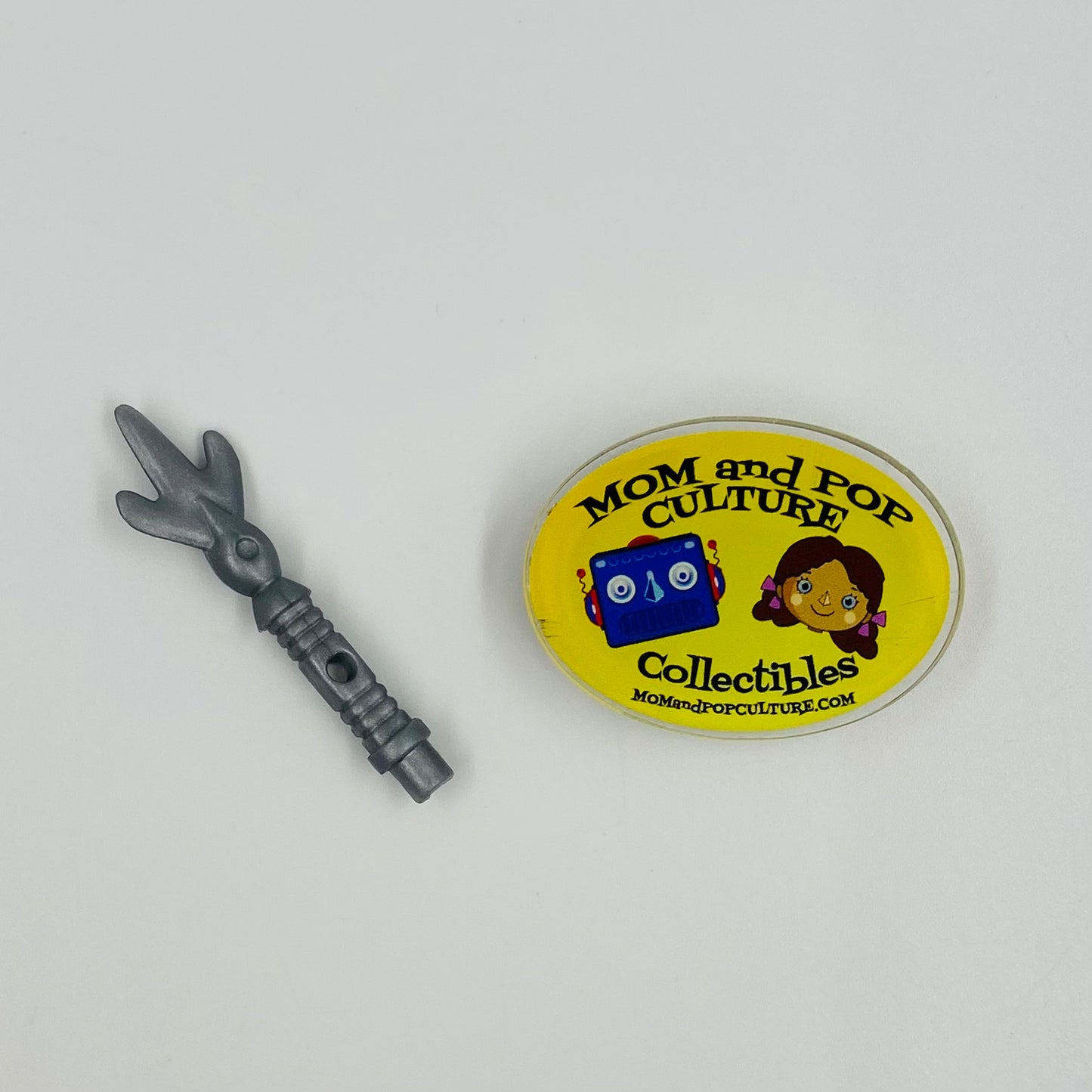 Mighty Morphin Power Rangers Blue Ranger loose lance accessory (1993) Bandai