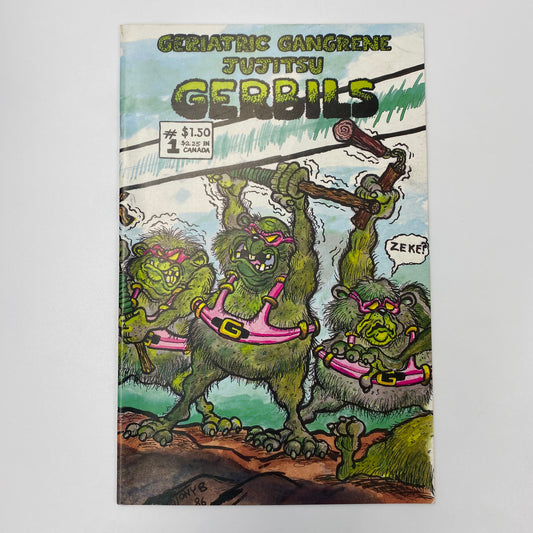 Geriatric Gangrene Jujitsu Gerbils #1 (1986) Planet X (FN+)