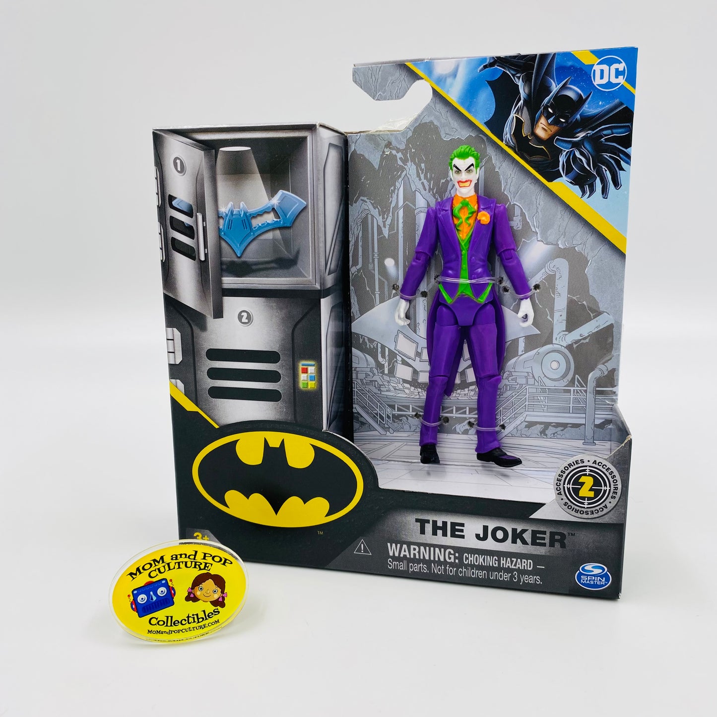 Batman Rebirth Joker carded 4” action figure (2024) Spin Master