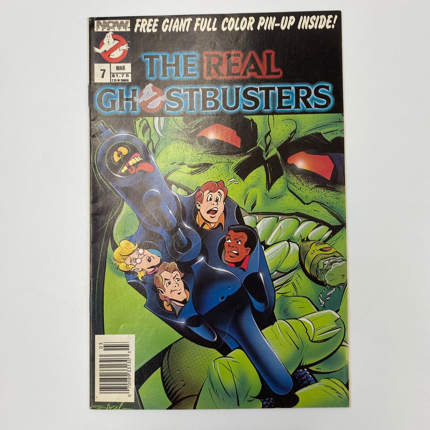 The Real Ghostbusters #7 (1989) Now (VG-)