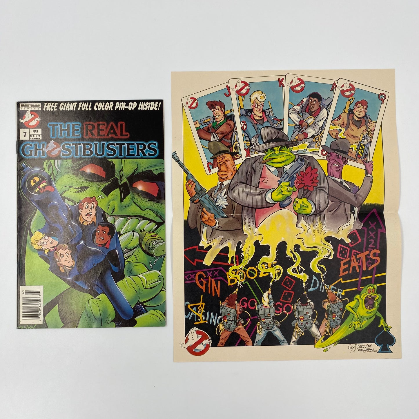 The Real Ghostbusters #7 (1989) Now (VG-)
