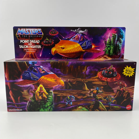 Masters of the Universe Point Dread and Talon Fighter boxed playset & vehicle (2022) Mattel