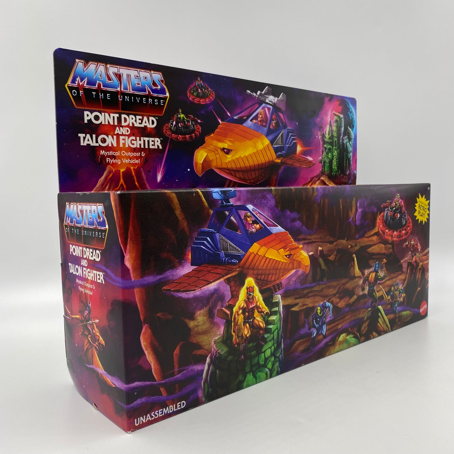Masters of the Universe Point Dread and Talon Fighter boxed playset & vehicle (2022) Mattel