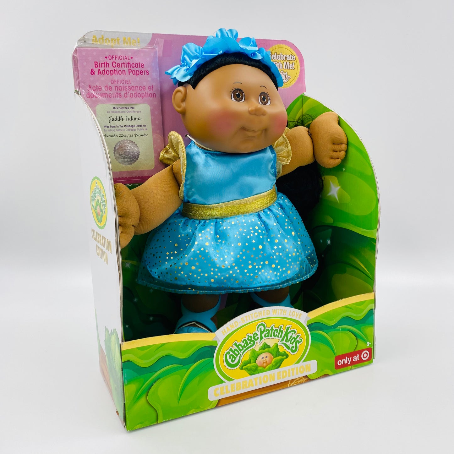 Cabbage Patch Kids Celebration Edition boxed 14” doll (2021) Jazwares