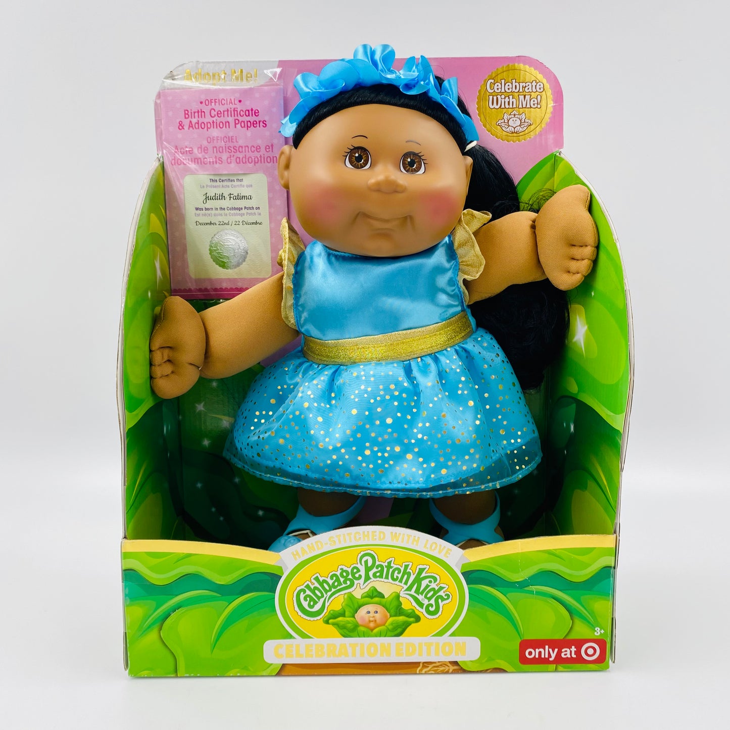 Cabbage Patch Kids Celebration Edition boxed 14” doll (2021) Jazwares