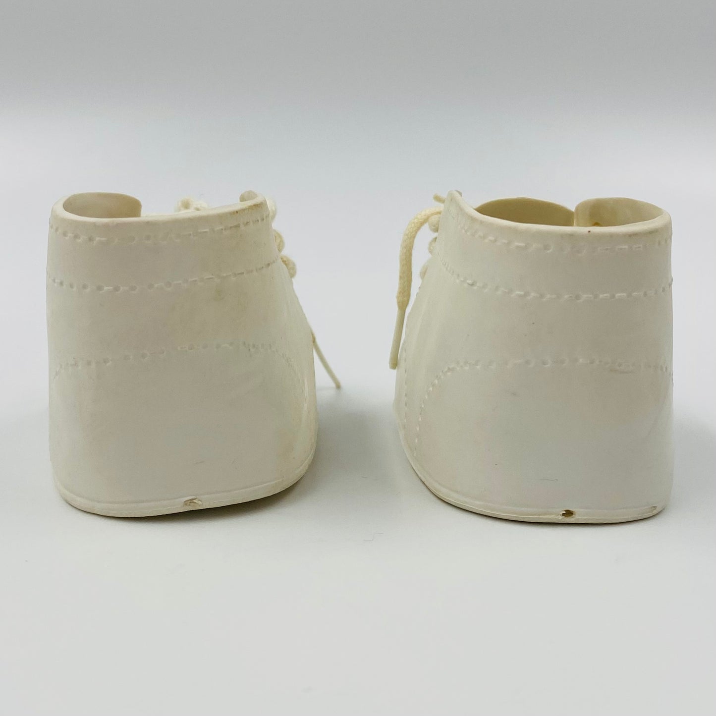 Cabbage Patch Kids white Oxford lace up shoes (1980’s) Coleco