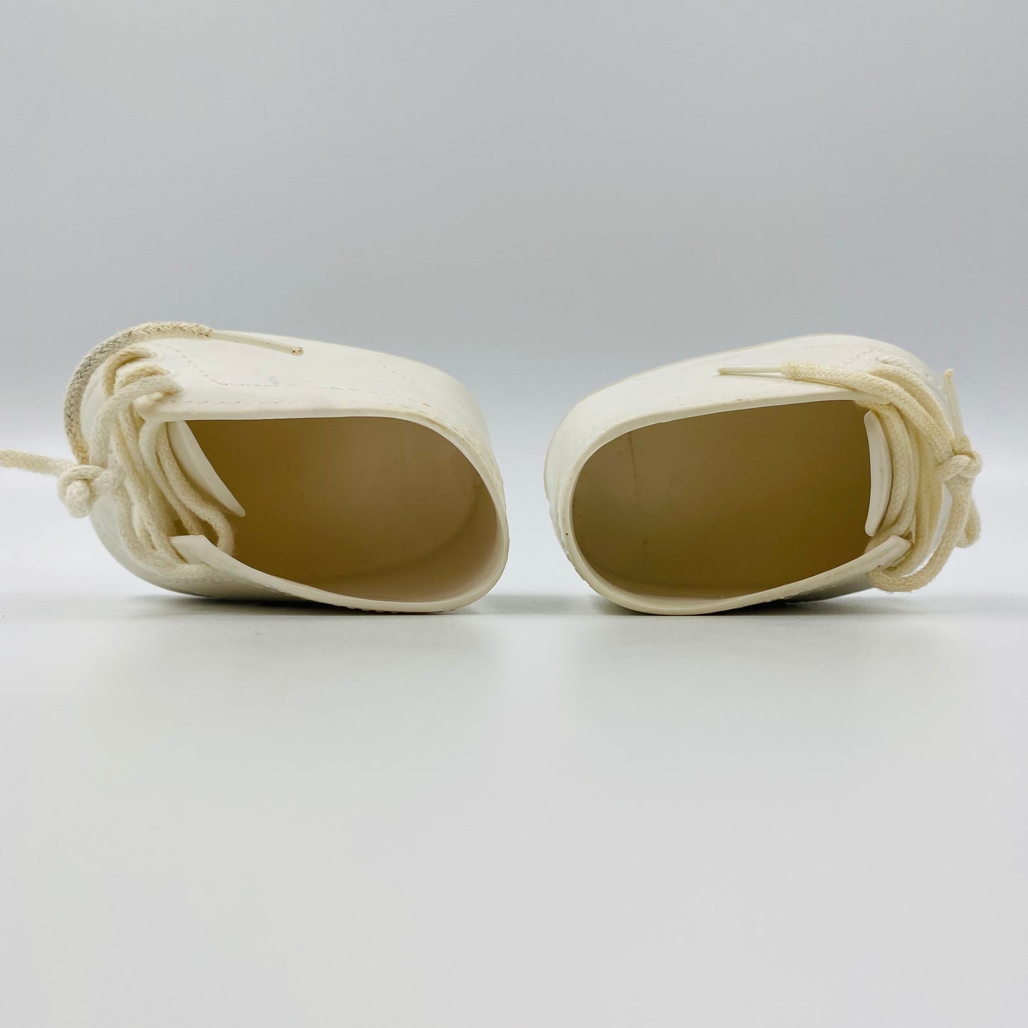 Cabbage Patch Kids white Oxford lace up shoes (1980’s) Coleco