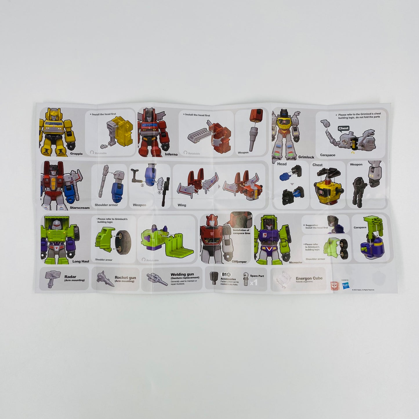 Transformers Galaxy Version 02 Grimlock (alt. mode) loose 4” action figure (2024) Blokees