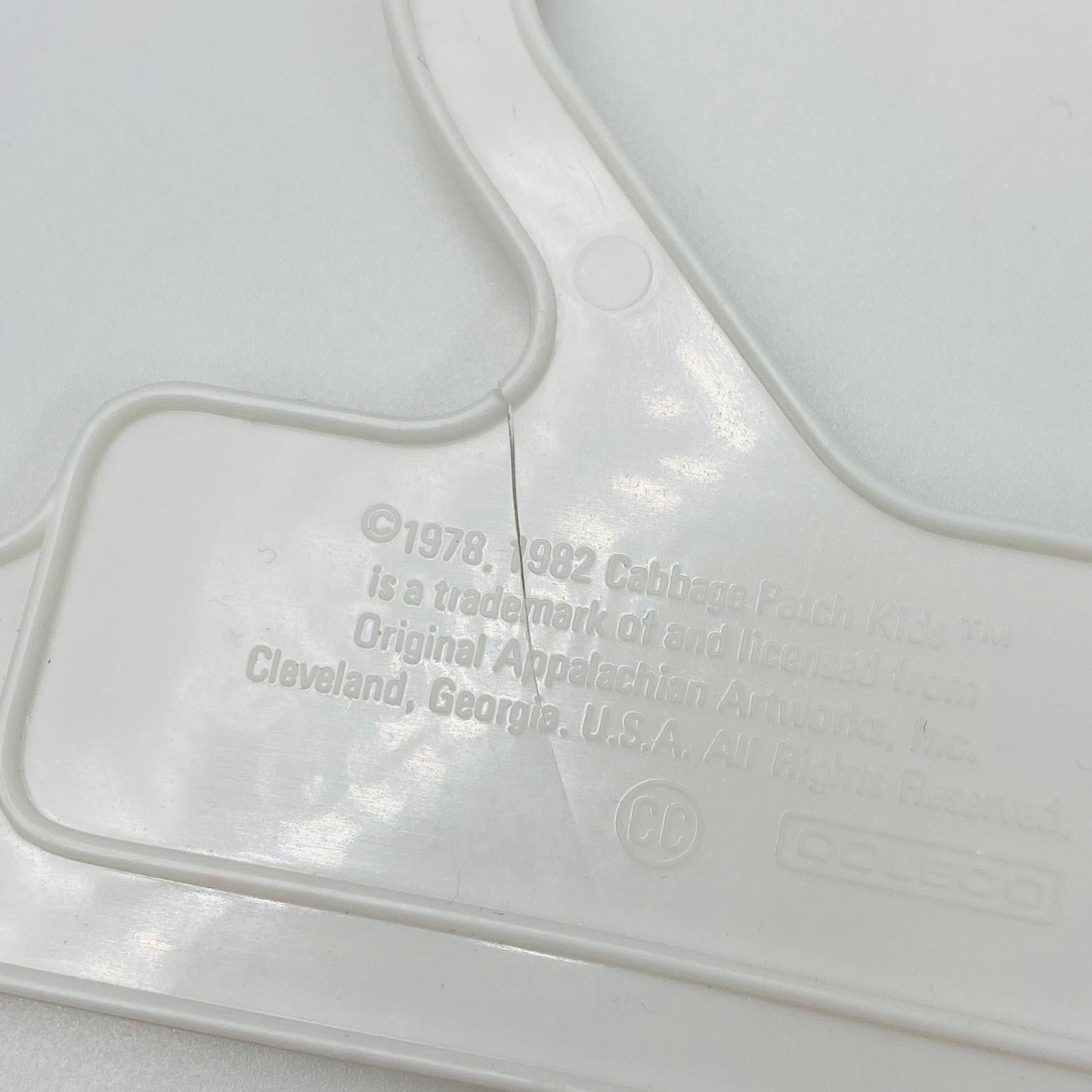 Cabbage Patch Kids hanger (1982) Coleco