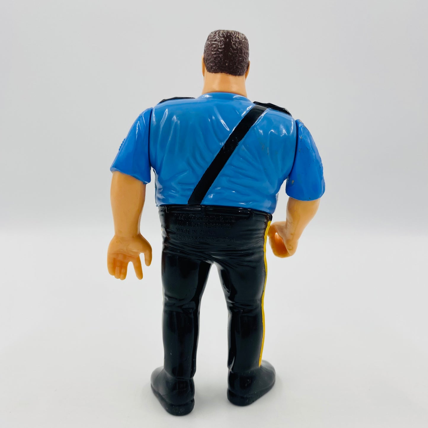 WWF World Wrestling Federation series 1 Big Boss Man loose action figure with Hard Time Slam! (1990) Hasbro