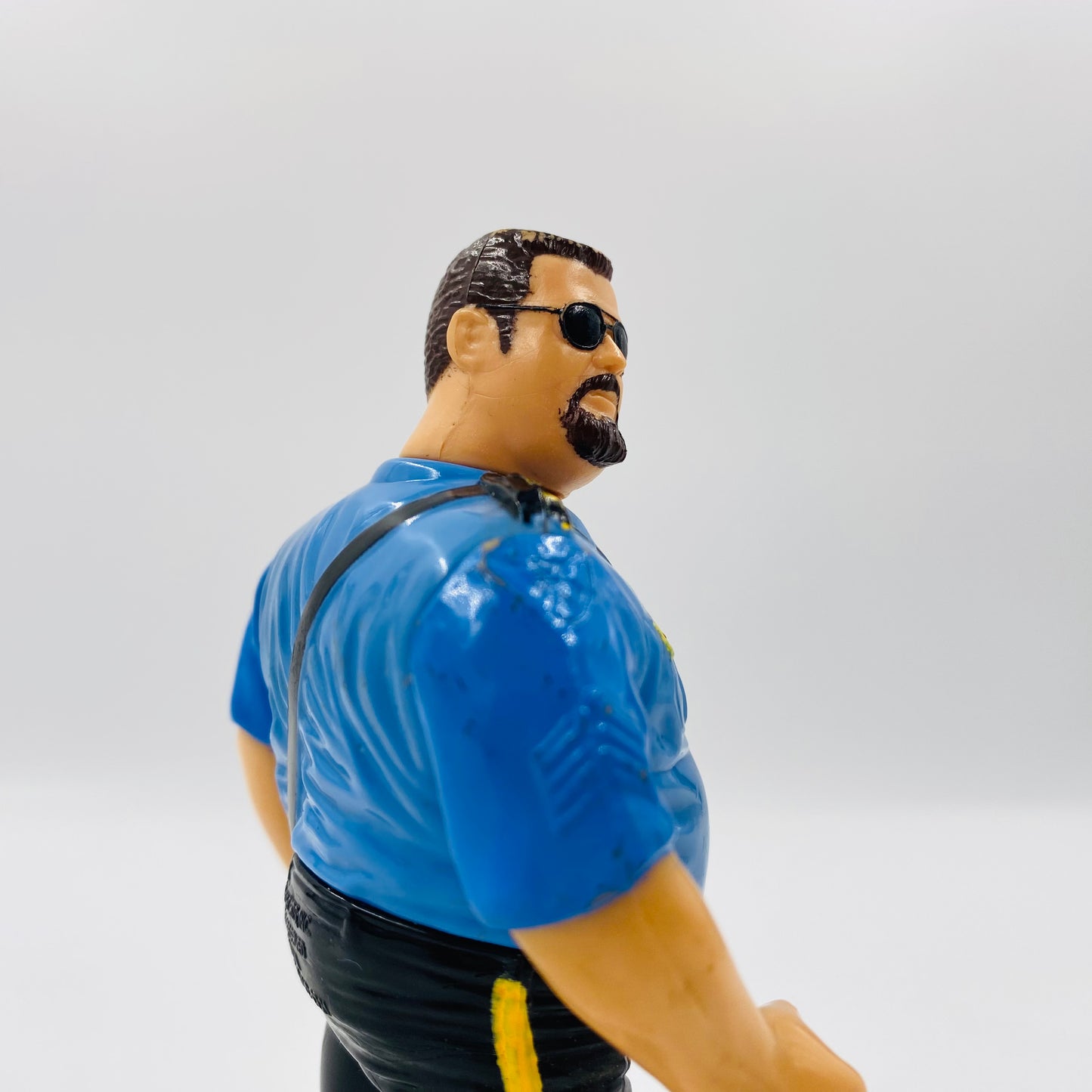 WWF World Wrestling Federation series 1 Big Boss Man loose action figure with Hard Time Slam! (1990) Hasbro