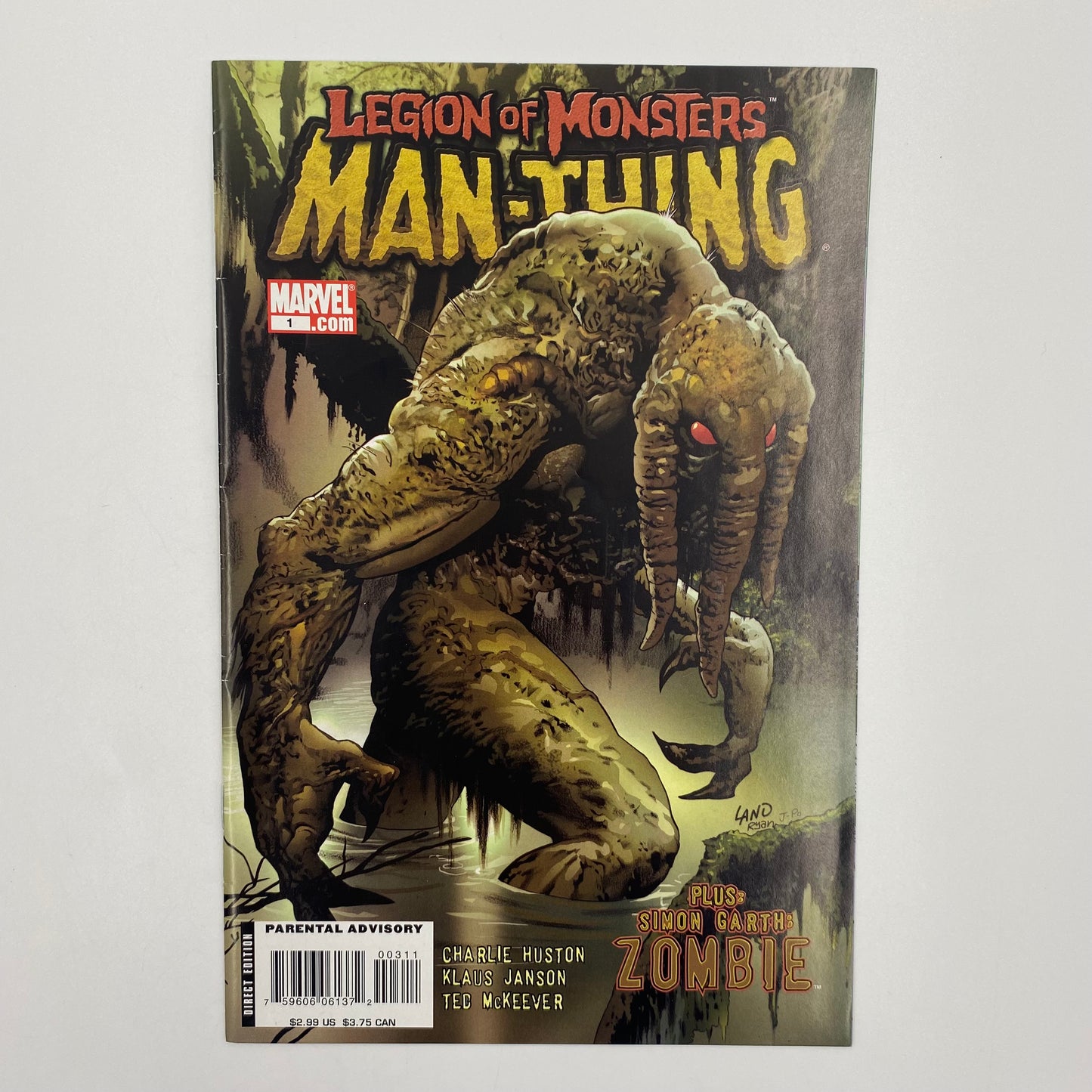 Legion of Monsters: Man-Thing, Morbius, Satanna & Werewolf by Night one-shots featuring Simon Garth Zombie, Dracula, Living Mummy & Monster of Frankenstein (2007) Marvel