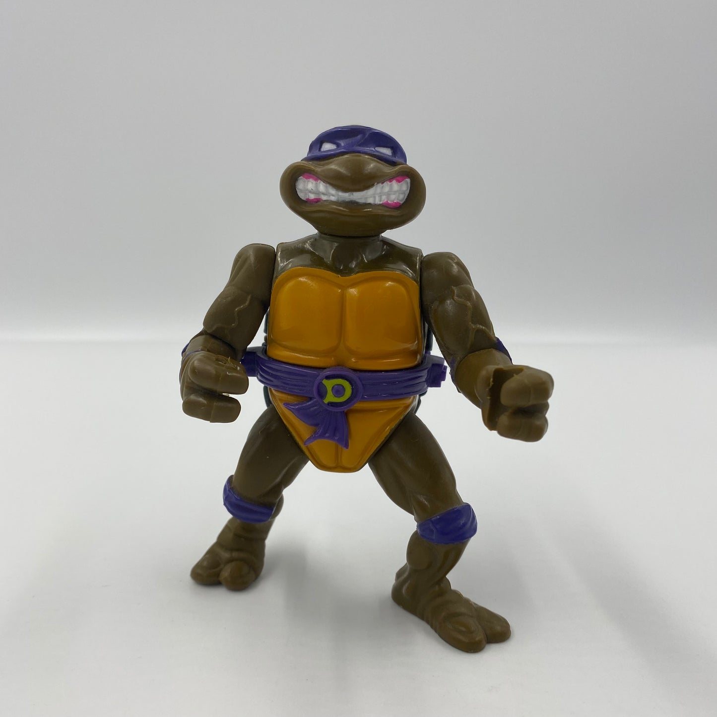 Teenage Mutant Ninja Turtles Donatello With Storage Shell loose 4” action figure (1990) Playmates