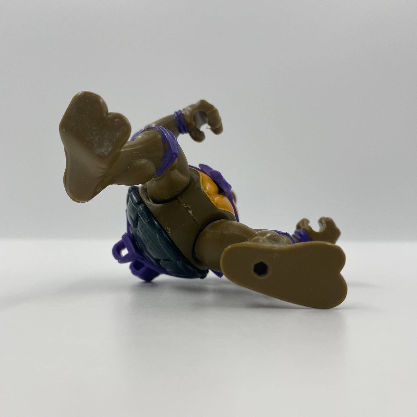 Teenage Mutant Ninja Turtles Donatello With Storage Shell loose 4” action figure (1990) Playmates