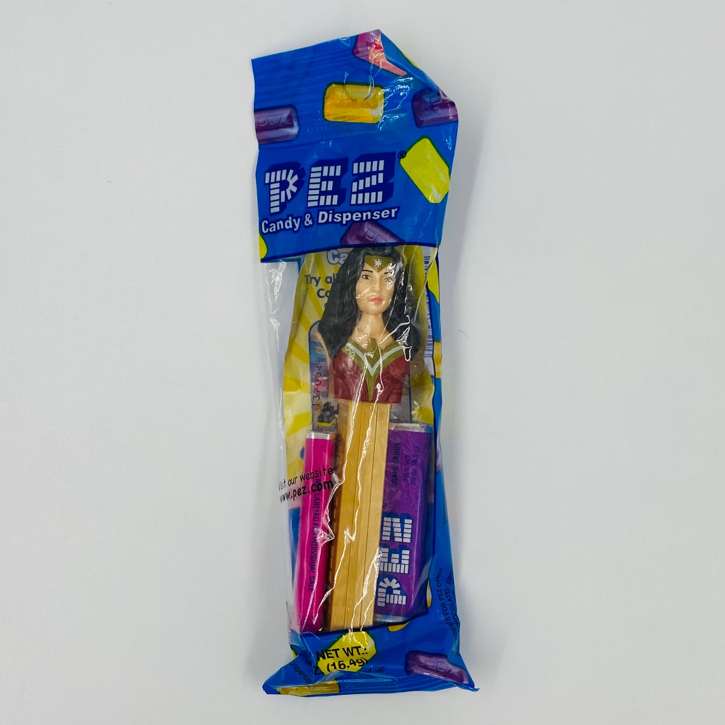 Justice League Wonder Woman PEZ dispenser (2016) bagged 7.5 China