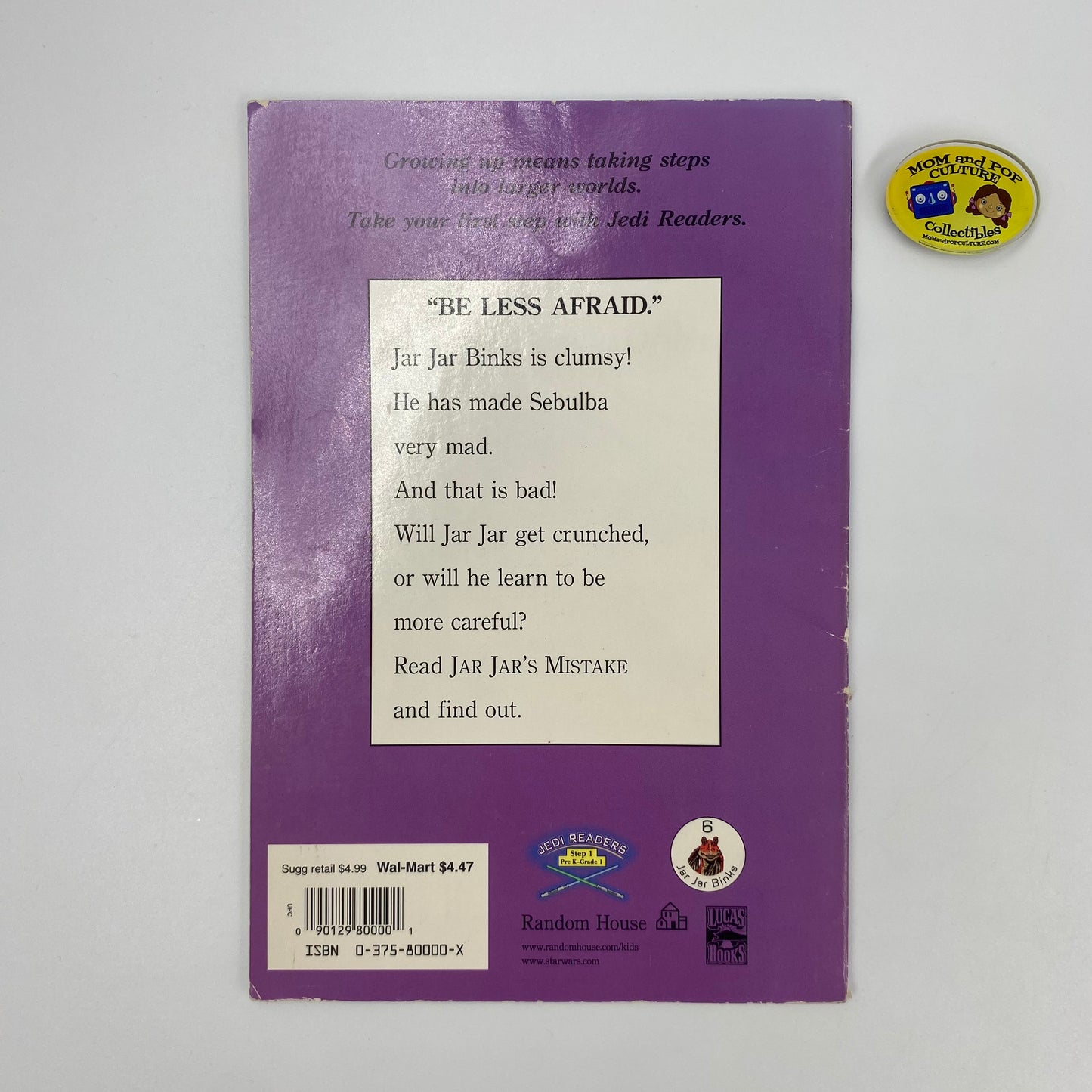 Star Wars Episode I Jar Jar's Mistake book (1999) Random House