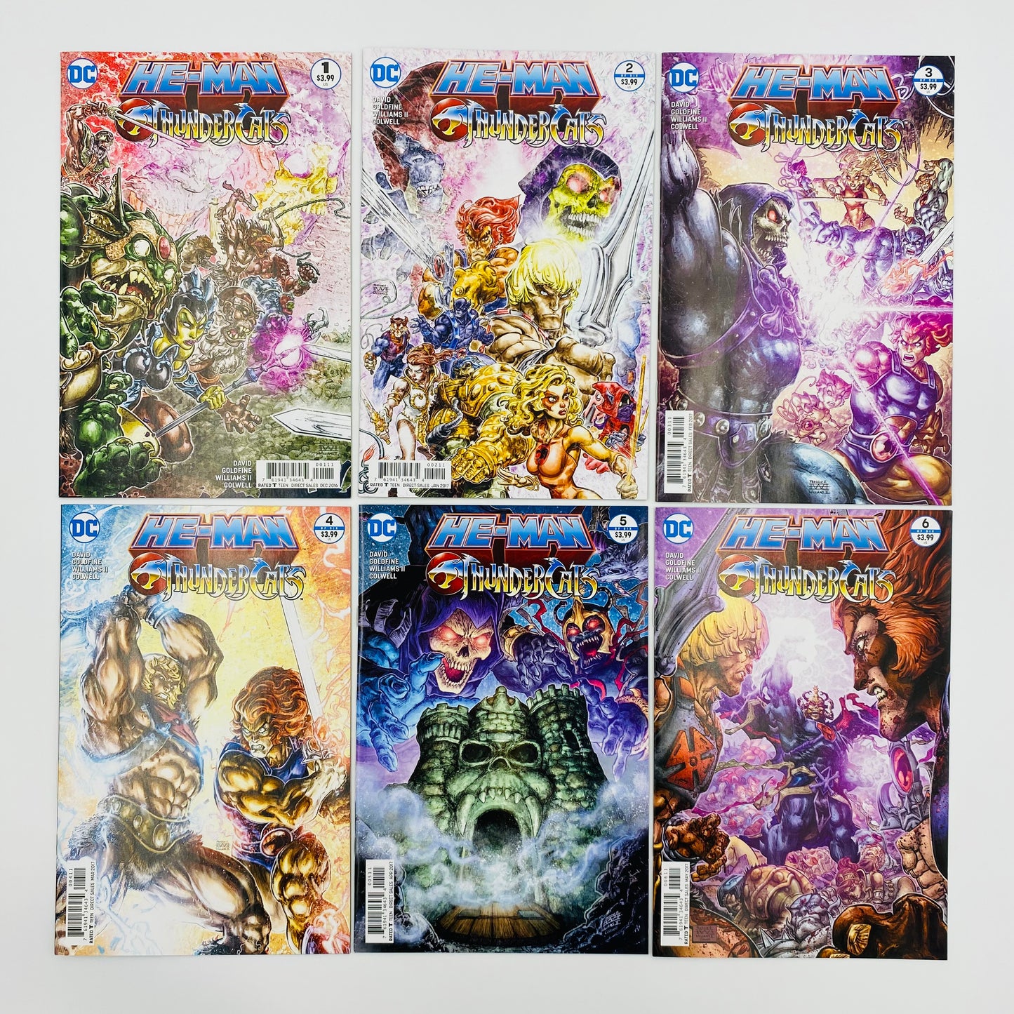 He-Man Thundercats #1-6 (2016-2017) DC