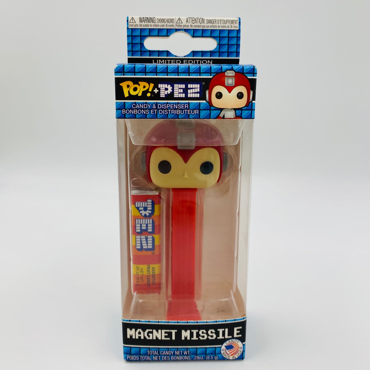 Mega Man Magnet Missle Pop! + PEZ dispenser (2018) boxed