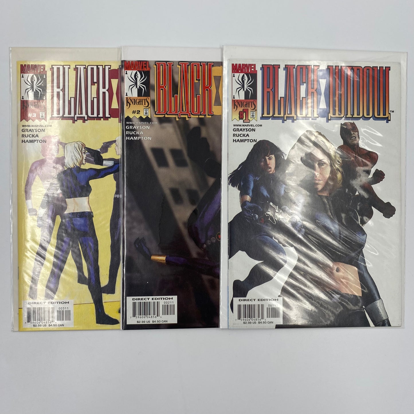 Black Widow #1-3 (2001) Marvel Knights