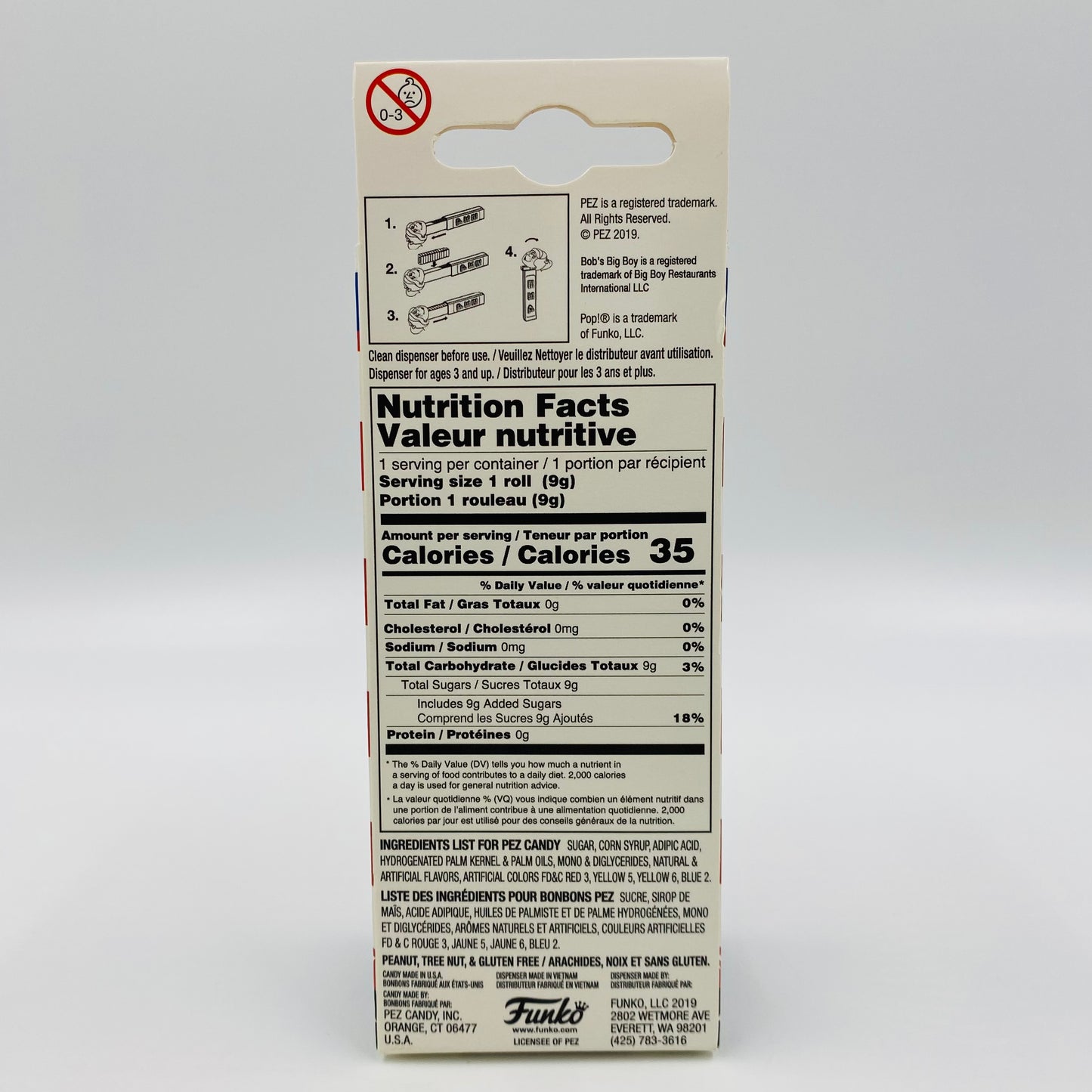 Bob's Big Boy Pop! + PEZ dispenser (2019) boxed