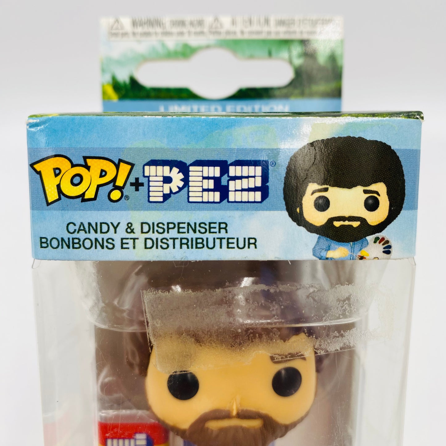 Bob Ross Pop! + PEZ dispenser (2018) boxed