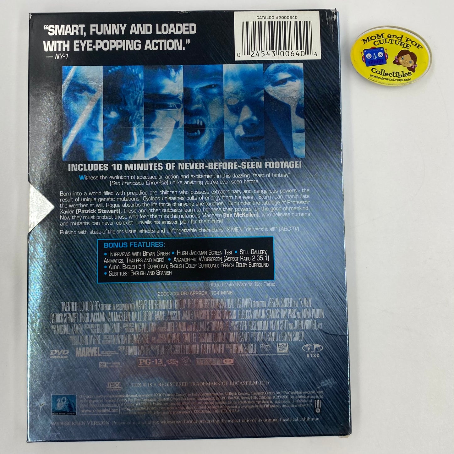 X-Men widescreen DVD (2000) 20th Century Fox Home Entertainment