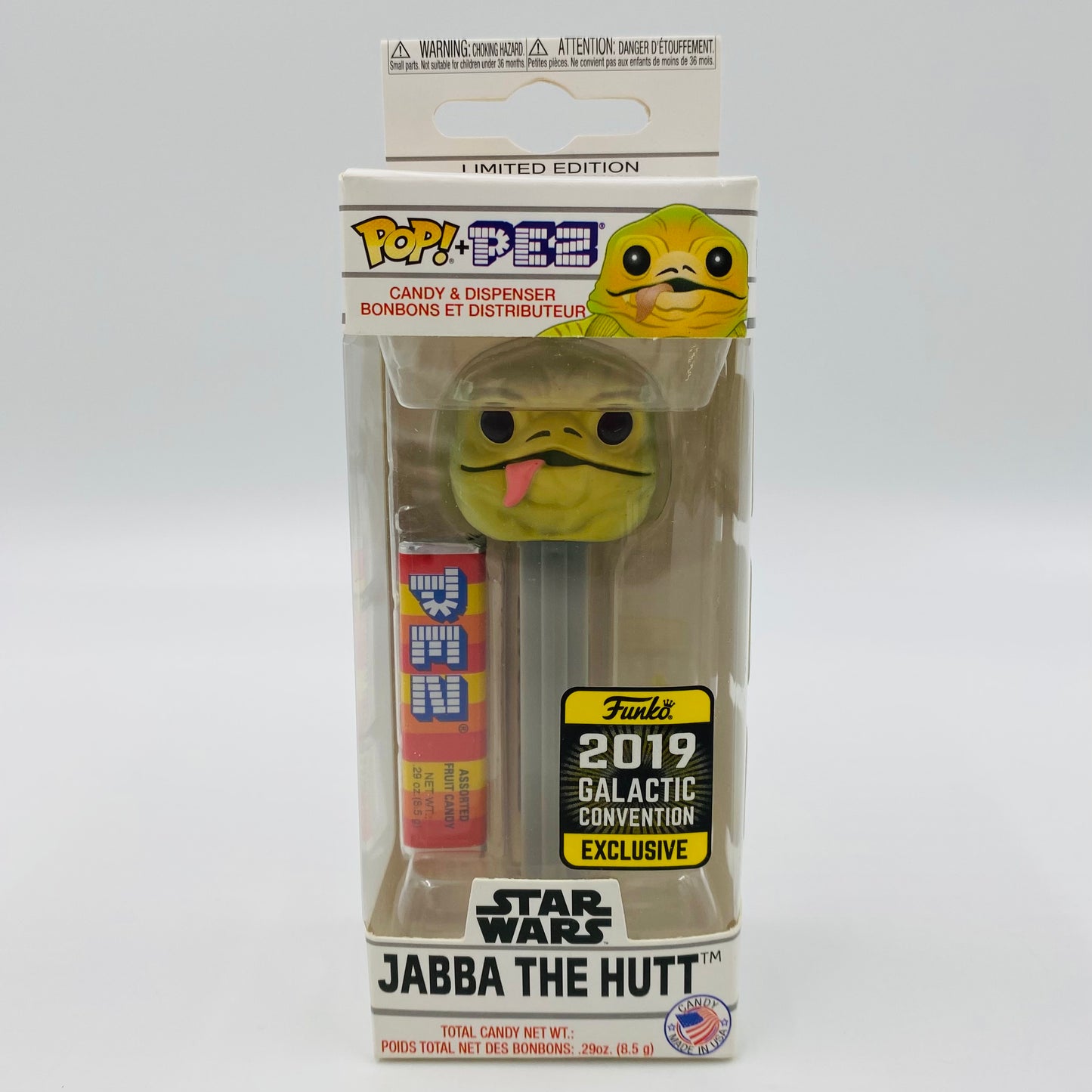Star Wars Jabba the Hutt Pop! + PEZ dispenser (2019) boxed
