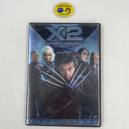 X2 X-Men United full screen DVD (2003) 20th Century Fox Home Entertainment