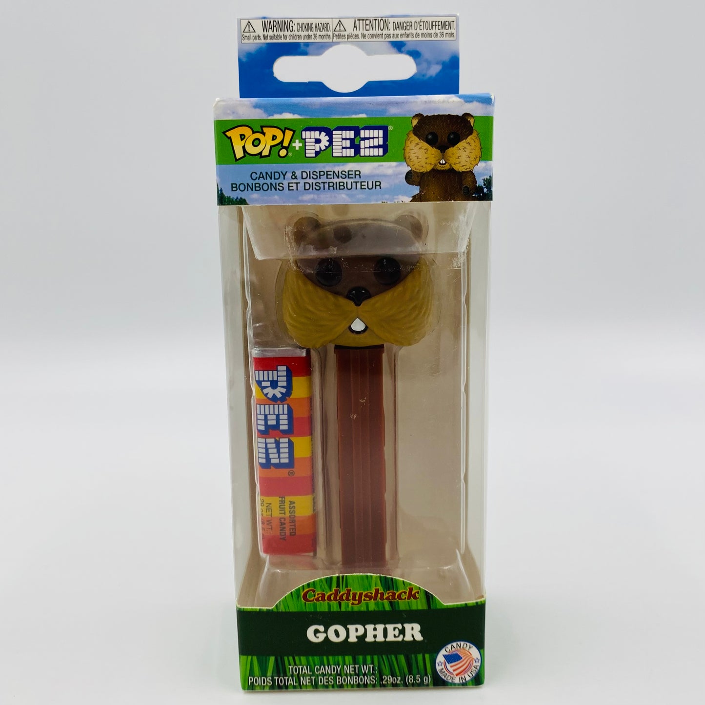 Caddyshack Gopher Pop! + PEZ dispenser (2019) boxed