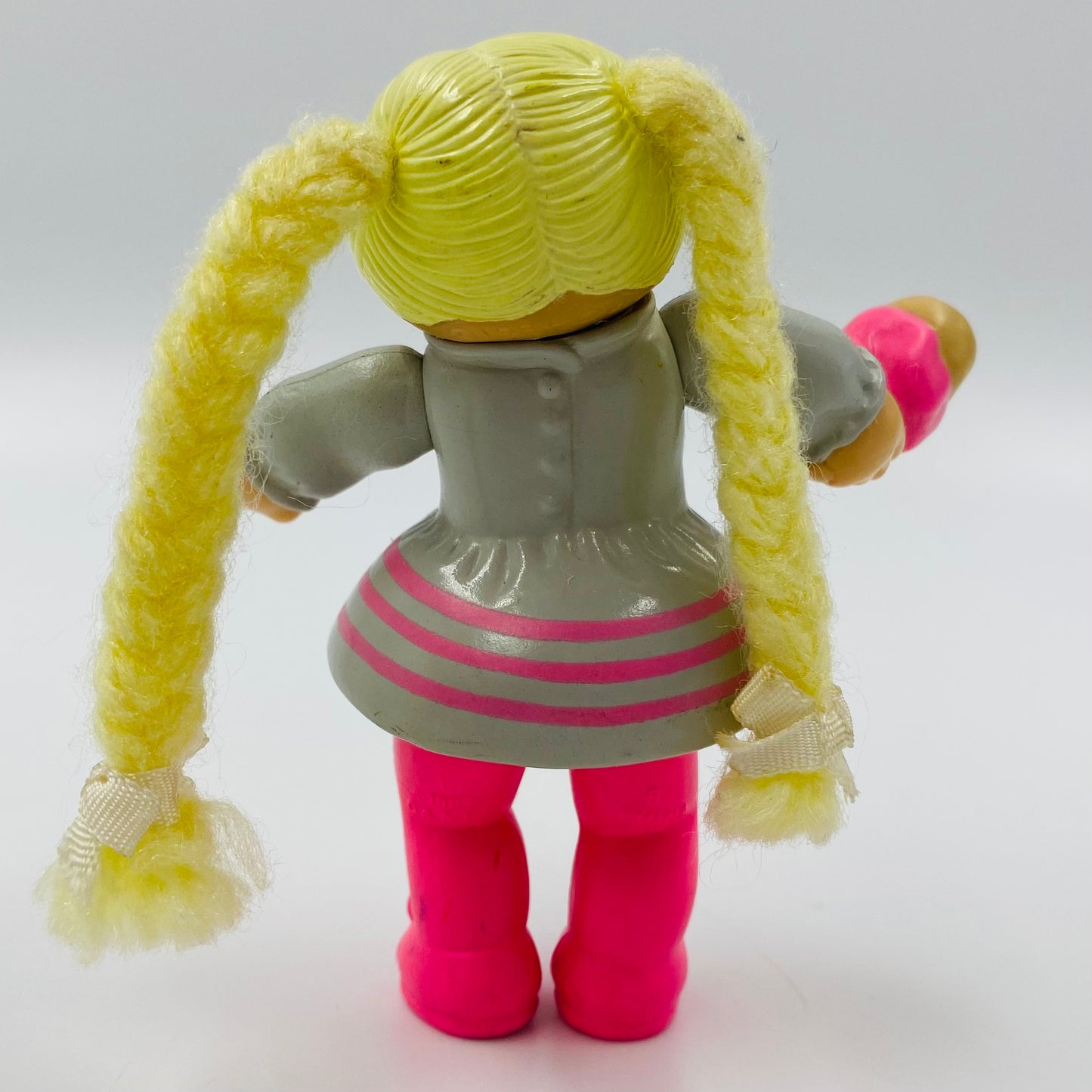 Cabbage Patch Kids grey & pink outfit/ice cream cone loose 3.5” poseable figure (1984) Panosh Place