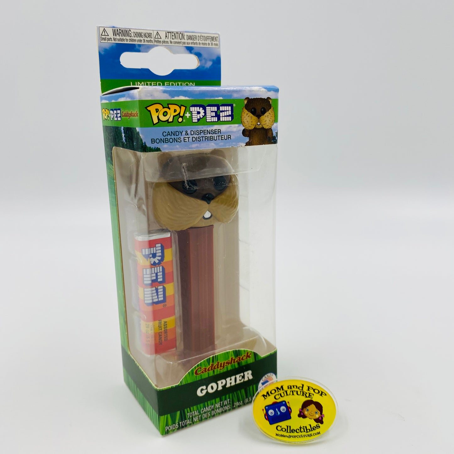 Caddyshack Gopher Pop! + PEZ dispenser (2019) boxed