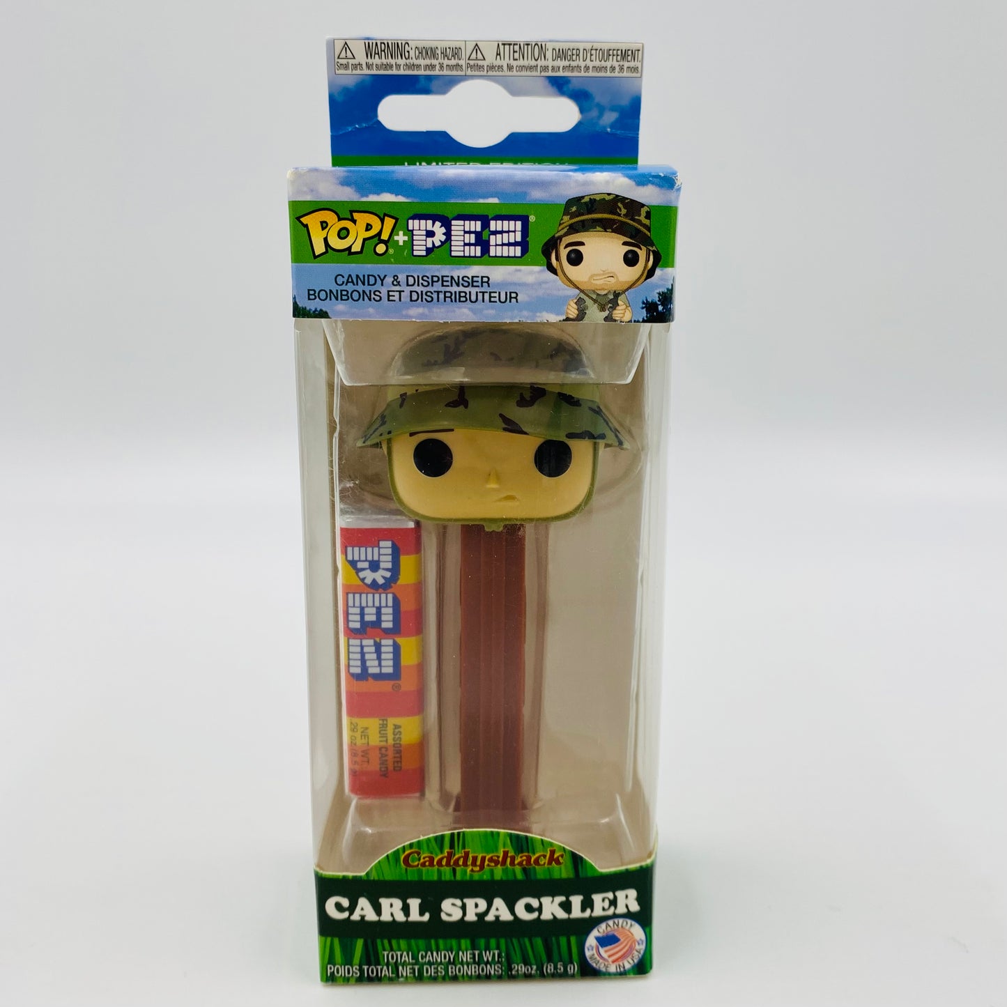 Caddyshack Carl Spackler Pop! + PEZ dispenser (2019) boxed