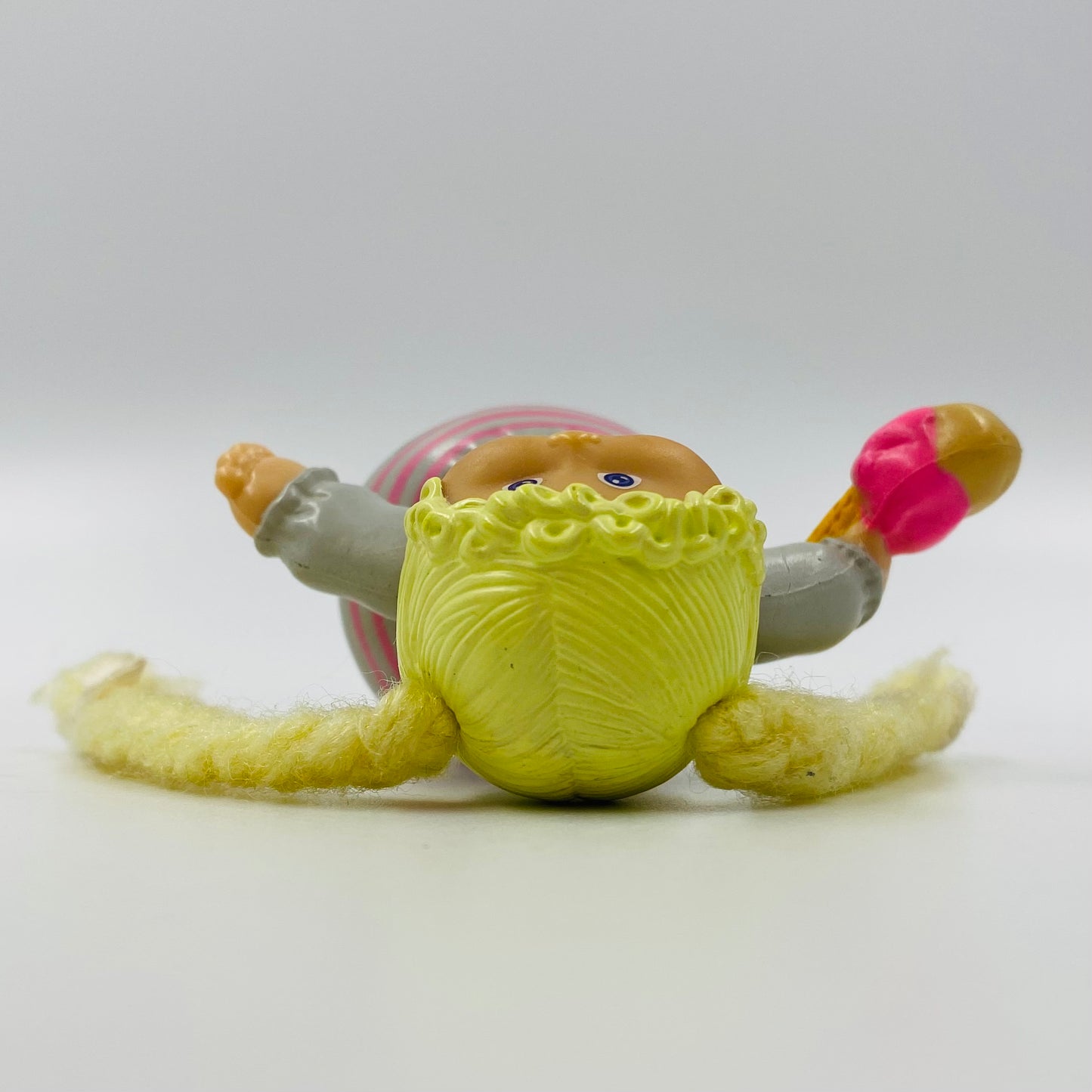 Cabbage Patch Kids grey & pink outfit/ice cream cone loose 3.5” poseable figure (1984) Panosh Place