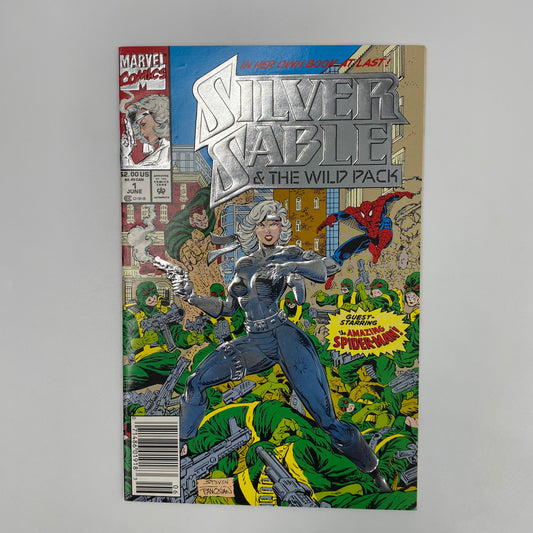 Silver Sable and the Wild Pack #1 newsstand (1992) Marvel (VG)